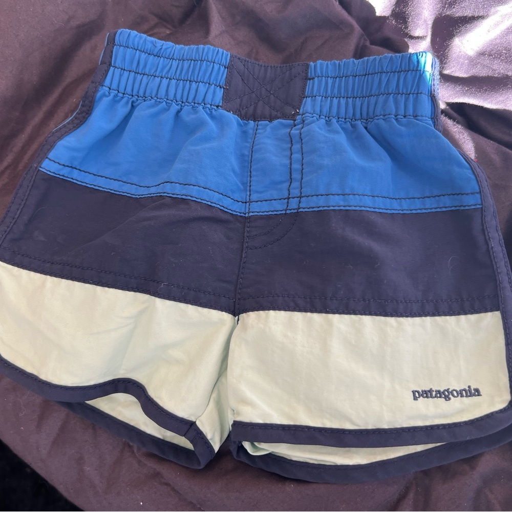 Patagonia Set - Baby Boardshorts & Capilene Silkweight Sun Hooded Shirt